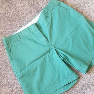 Green JCrew Chino Shorts NWT